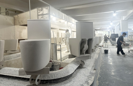 Ceramic factory Production